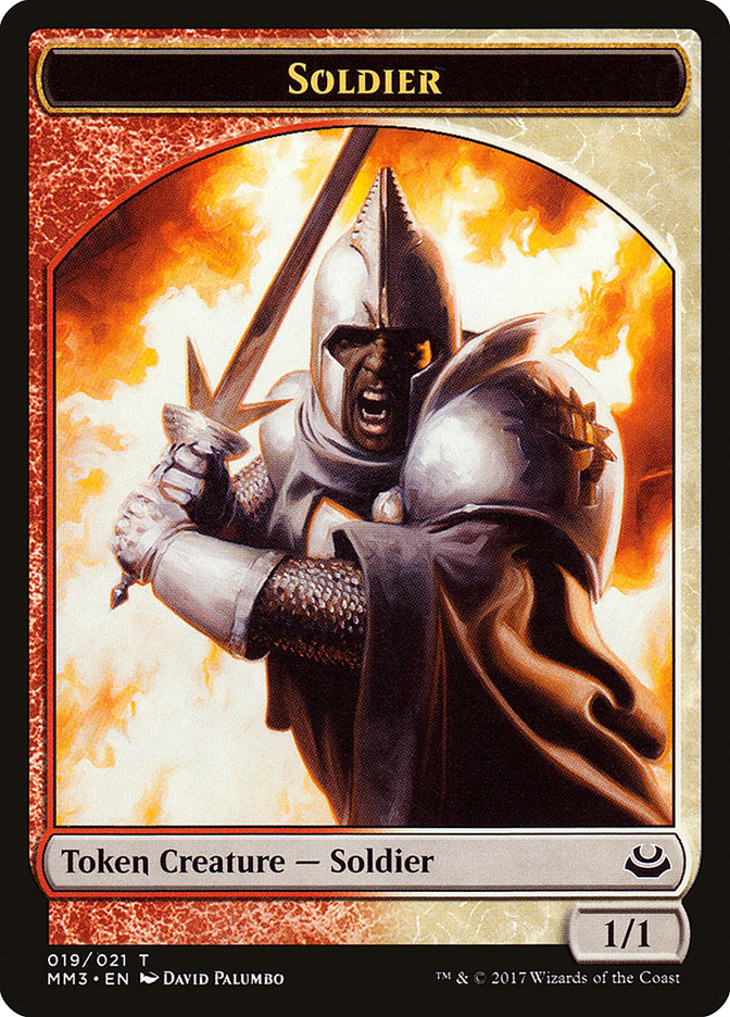 Soldier Token (019/021) [Modern Masters 2017 Tokens] - The Mythic Store | 24h Order Processing