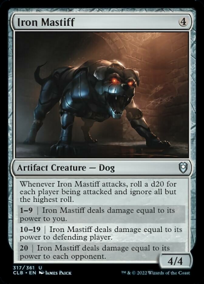 Iron Mastiff [Commander Legends: Battle for Baldur's Gate] - The Mythic Store | 24h Order Processing