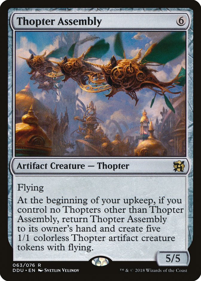 Thopter Assembly [Duel Decks: Elves vs. Inventors] - The Mythic Store | 24h Order Processing