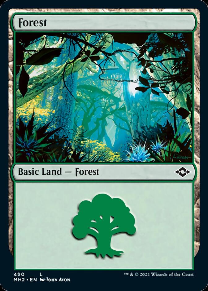 Forest (490) (Foil Etched) [Modern Horizons 2] - The Mythic Store | 24h Order Processing