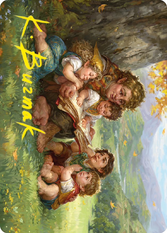 Samwise Gamgee Art Card (19/81) (Gold-Stamped Signature) [The Lord of the Rings: Tales of Middle-earth Art Series] - The Mythic Store | 24h Order Processing