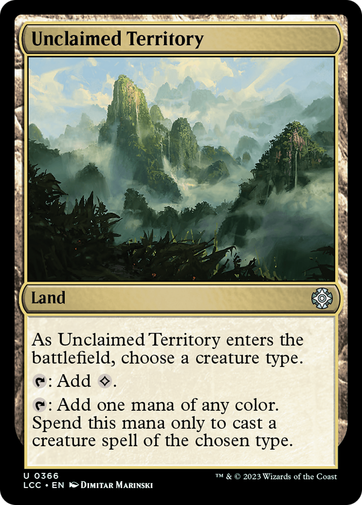 Unclaimed Territory [The Lost Caverns of Ixalan Commander] - The Mythic Store | 24h Order Processing