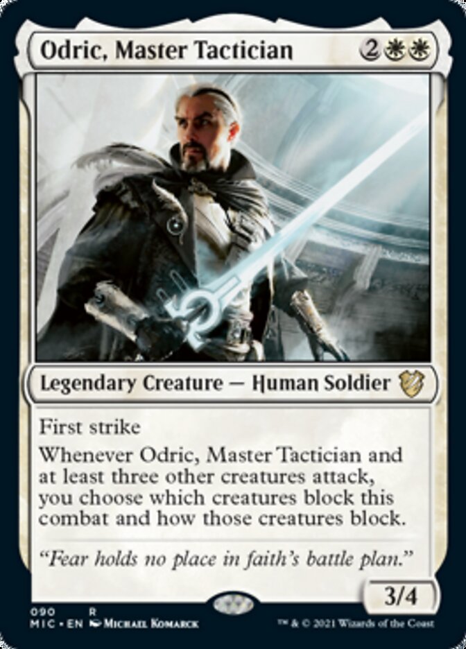 Odric, Master Tactician [Innistrad: Midnight Hunt Commander] - The Mythic Store | 24h Order Processing