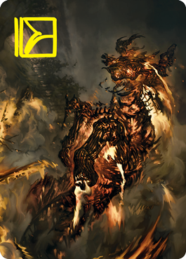 Pyre Spawn Art Card (Gold-Stamped Signature) [Innistrad: Crimson Vow Art Series] - The Mythic Store | 24h Order Processing