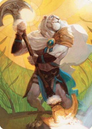 Ajani, Sleeper Agent Art Card [Dominaria United Art Series] - The Mythic Store | 24h Order Processing