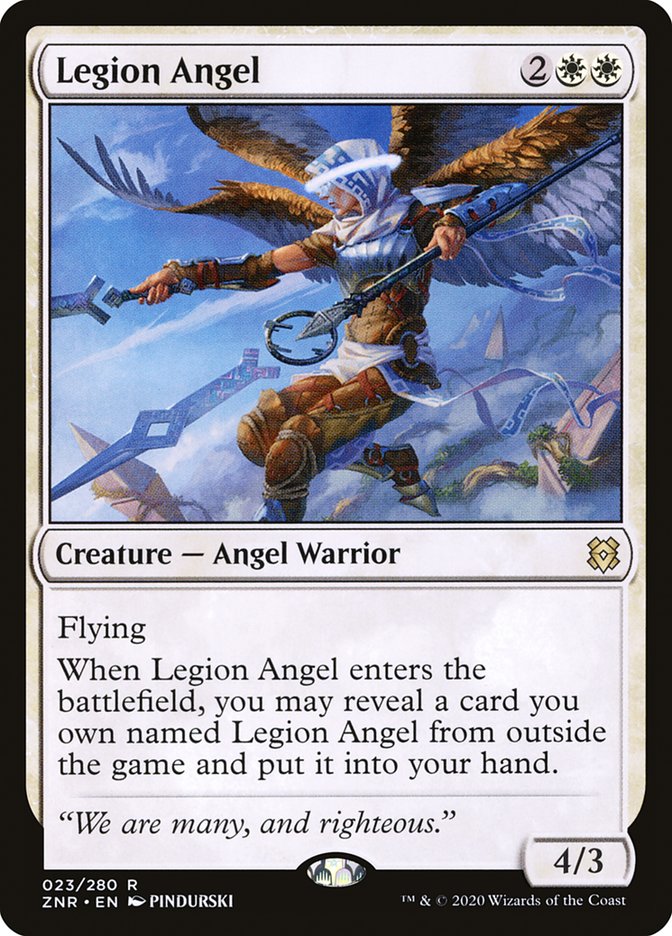 Legion Angel [Zendikar Rising] - The Mythic Store | 24h Order Processing