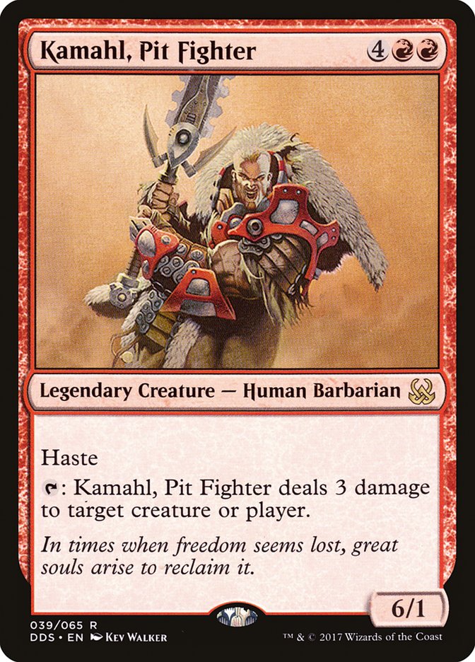 Kamahl, Pit Fighter [Duel Decks: Mind vs. Might] - The Mythic Store | 24h Order Processing