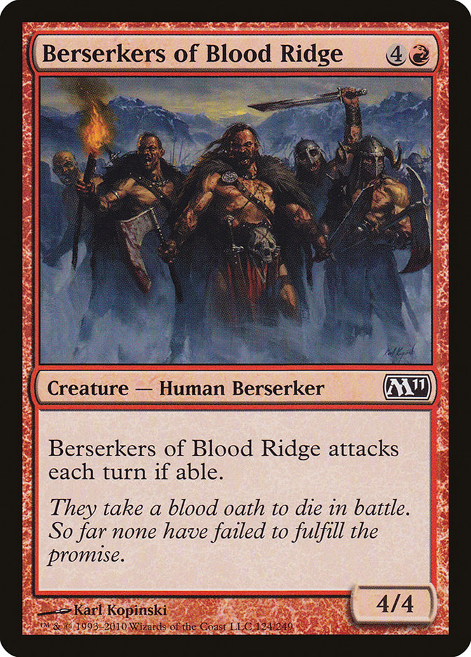 Berserkers of Blood Ridge [Magic 2011] - The Mythic Store | 24h Order Processing
