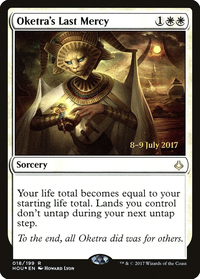 Oketra's Last Mercy [Hour of Devastation Prerelease Promos] - The Mythic Store | 24h Order Processing