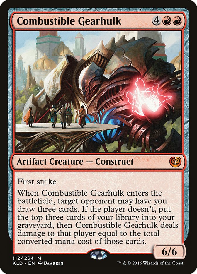 Combustible Gearhulk [Kaladesh] - The Mythic Store | 24h Order Processing