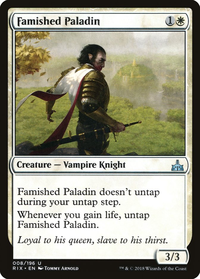 Famished Paladin [Rivals of Ixalan] - The Mythic Store | 24h Order Processing