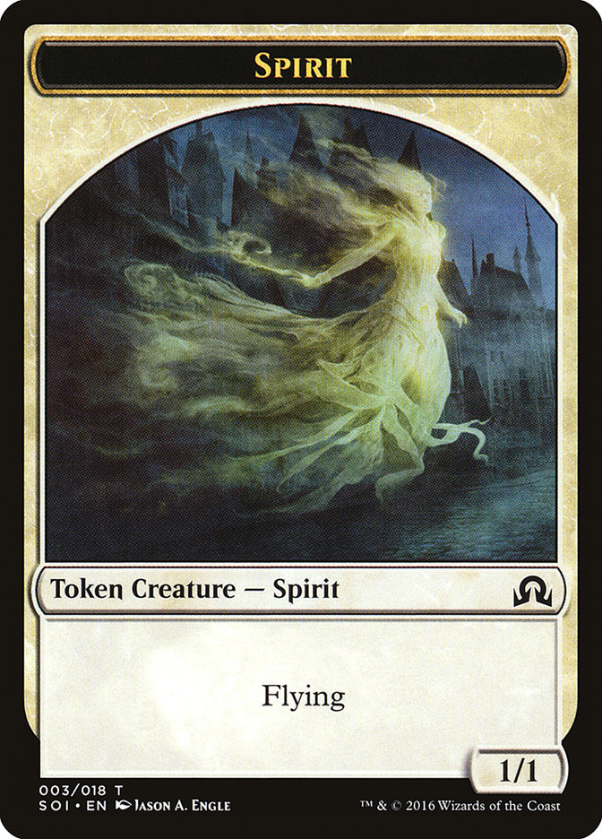 Spirit Token [Shadows over Innistrad Tokens] - The Mythic Store | 24h Order Processing