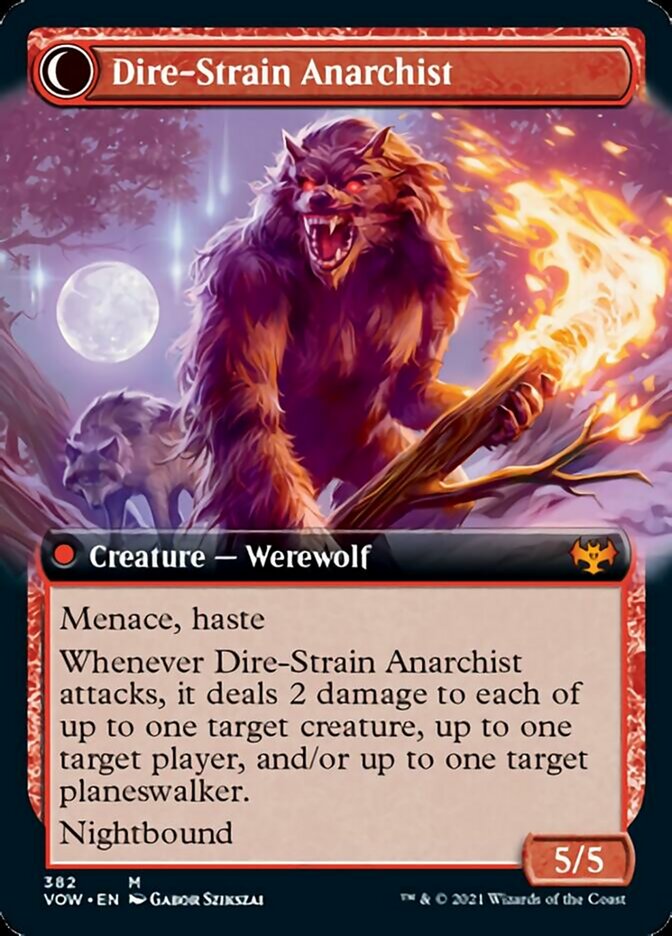 Volatile Arsonist // Dire-Strain Anarchist (Extended Art) [Innistrad: Crimson Vow] - The Mythic Store | 24h Order Processing