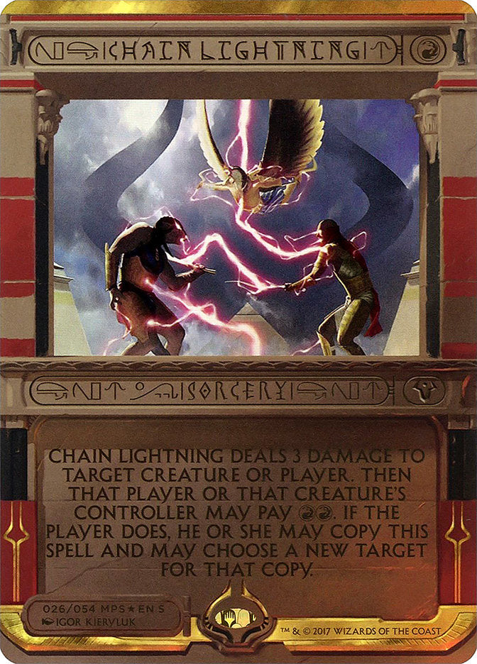 Chain Lightning (Invocation) [Amonkhet Invocations] - The Mythic Store | 24h Order Processing