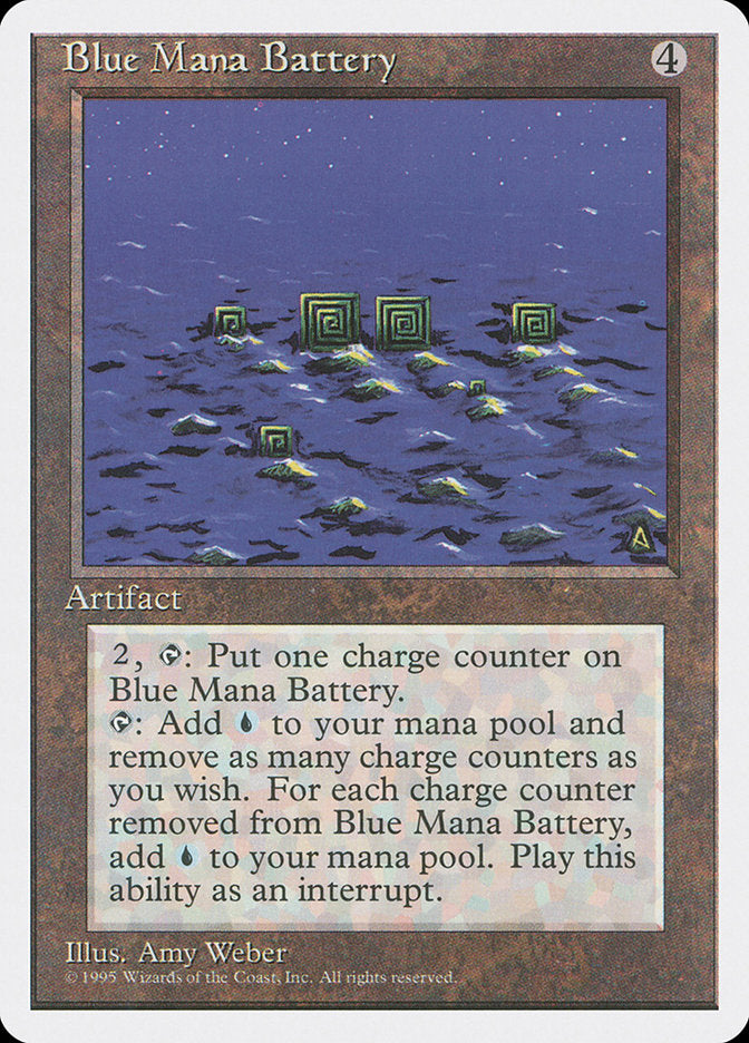 Blue Mana Battery [Fourth Edition] - The Mythic Store | 24h Order Processing