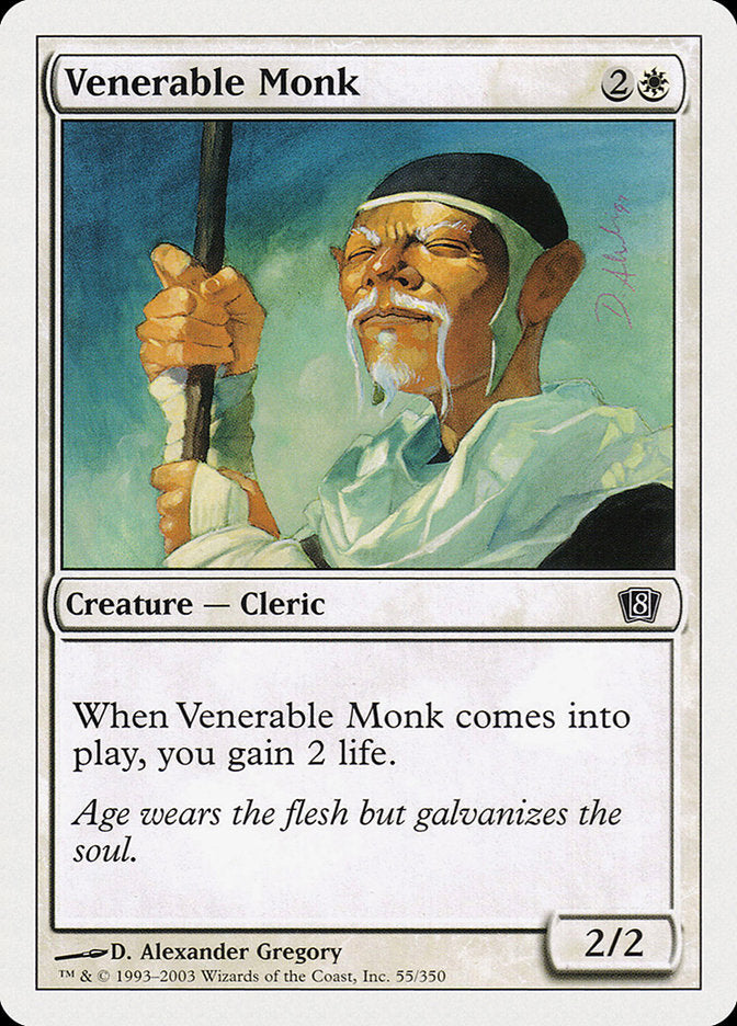 Venerable Monk [Eighth Edition] - The Mythic Store | 24h Order Processing