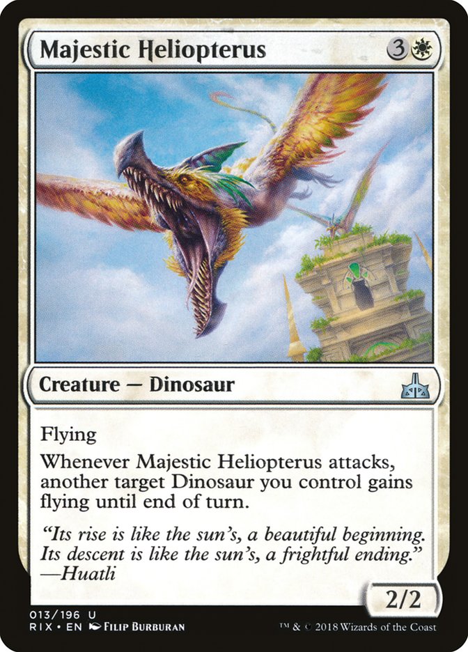 Majestic Heliopterus [Rivals of Ixalan] - The Mythic Store | 24h Order Processing