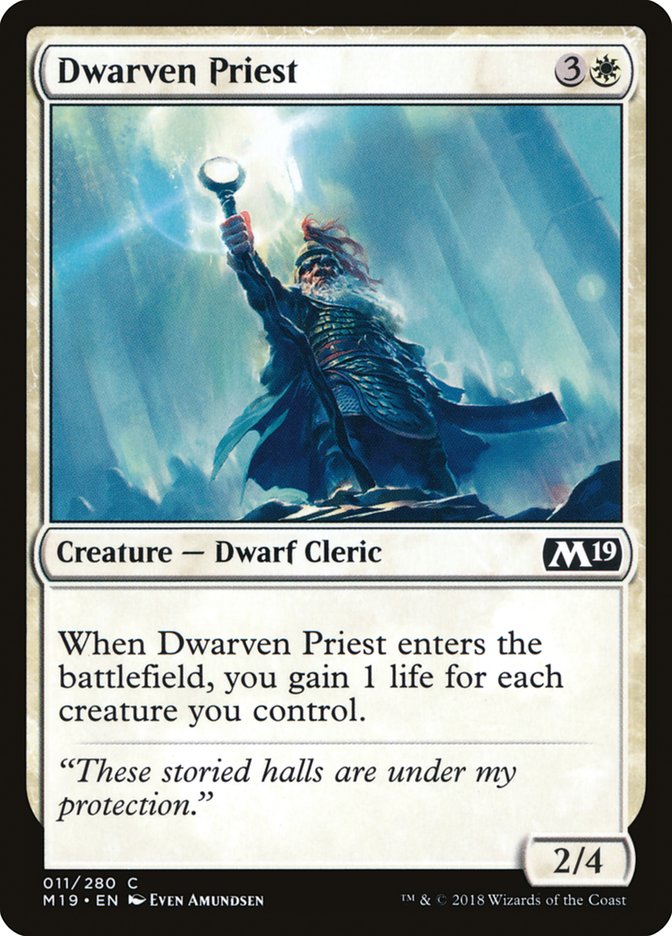 Dwarven Priest [Core Set 2019] - The Mythic Store | 24h Order Processing