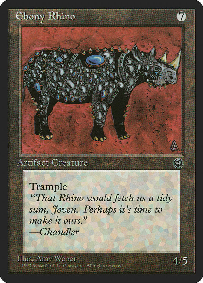 Ebony Rhino [Homelands] - The Mythic Store | 24h Order Processing