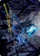 Dreamshackle Geist Art Card (Gold-Stamped Signature) [Innistrad: Crimson Vow Art Series] - The Mythic Store | 24h Order Processing