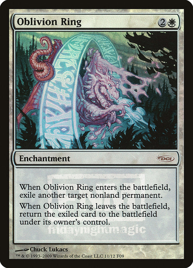 Oblivion Ring [Friday Night Magic 2009] - The Mythic Store | 24h Order Processing
