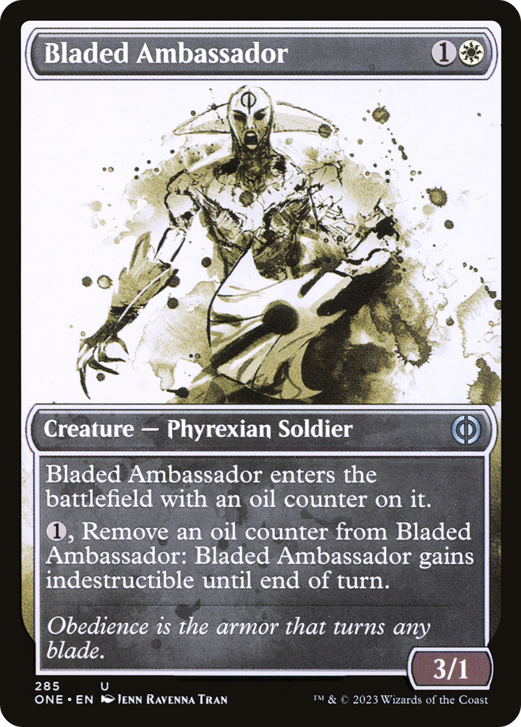 Bladed Ambassador (Showcase Ichor) [Phyrexia: All Will Be One] - The Mythic Store | 24h Order Processing