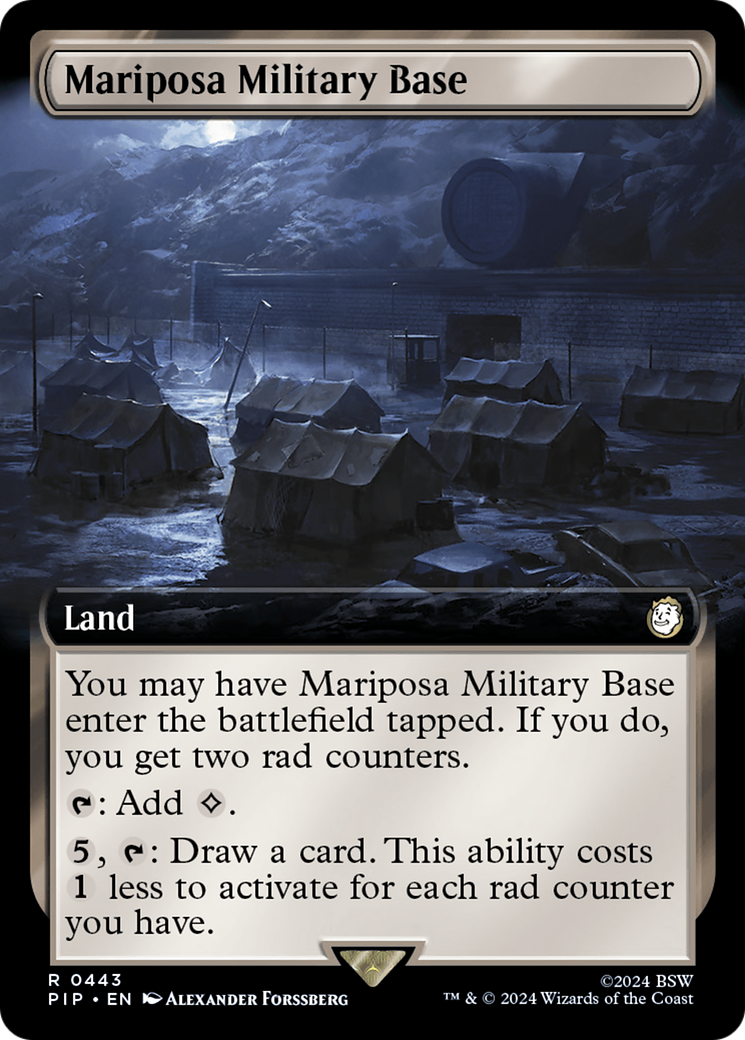 Mariposa Military Base (Extended Art) [Fallout] - The Mythic Store | 24h Order Processing
