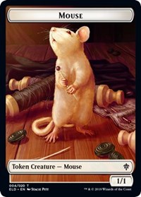Mouse // Food (15) Double-Sided Token [Throne of Eldraine Tokens] - The Mythic Store | 24h Order Processing
