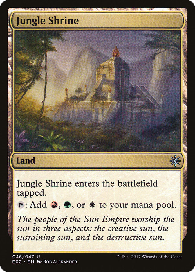 Jungle Shrine [Explorers of Ixalan] - The Mythic Store | 24h Order Processing