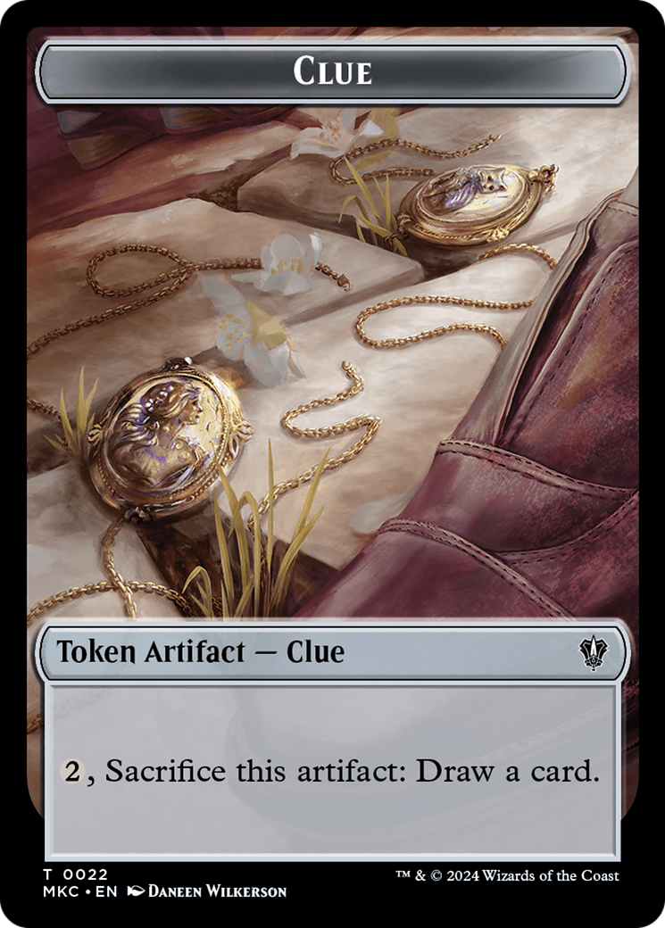 Clue // Food Double-Sided Token [Murders at Karlov Manor Commander Tokens] - The Mythic Store | 24h Order Processing