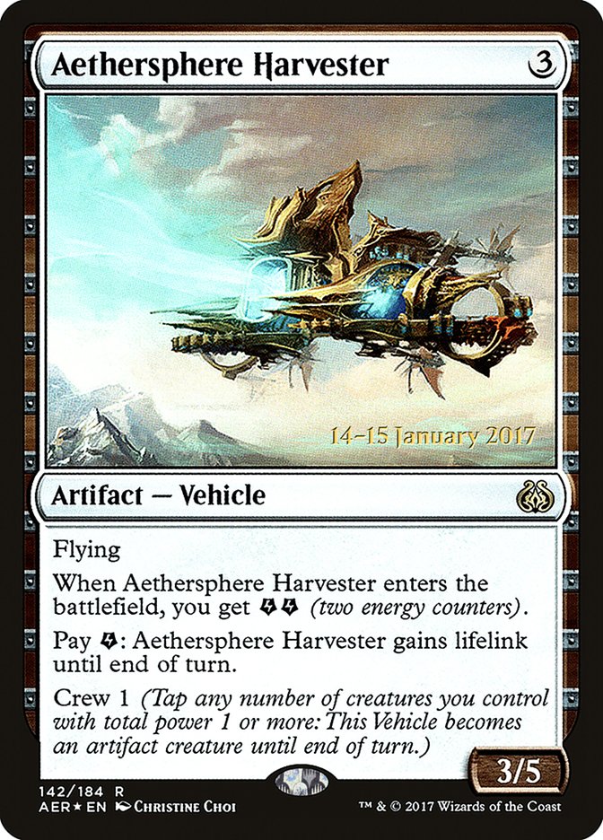 Aethersphere Harvester [Aether Revolt Prerelease Promos] - The Mythic Store | 24h Order Processing
