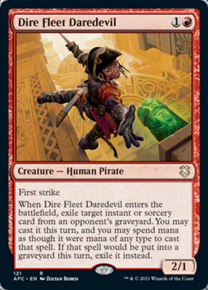 Dire Fleet Daredevil [Dungeons & Dragons: Adventures in the Forgotten Realms Commander] - The Mythic Store | 24h Order Processing