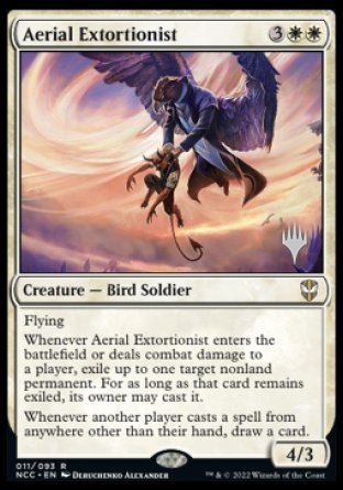 Aerial Extortionist (Promo Pack) [Streets of New Capenna Commander Promos] - The Mythic Store | 24h Order Processing