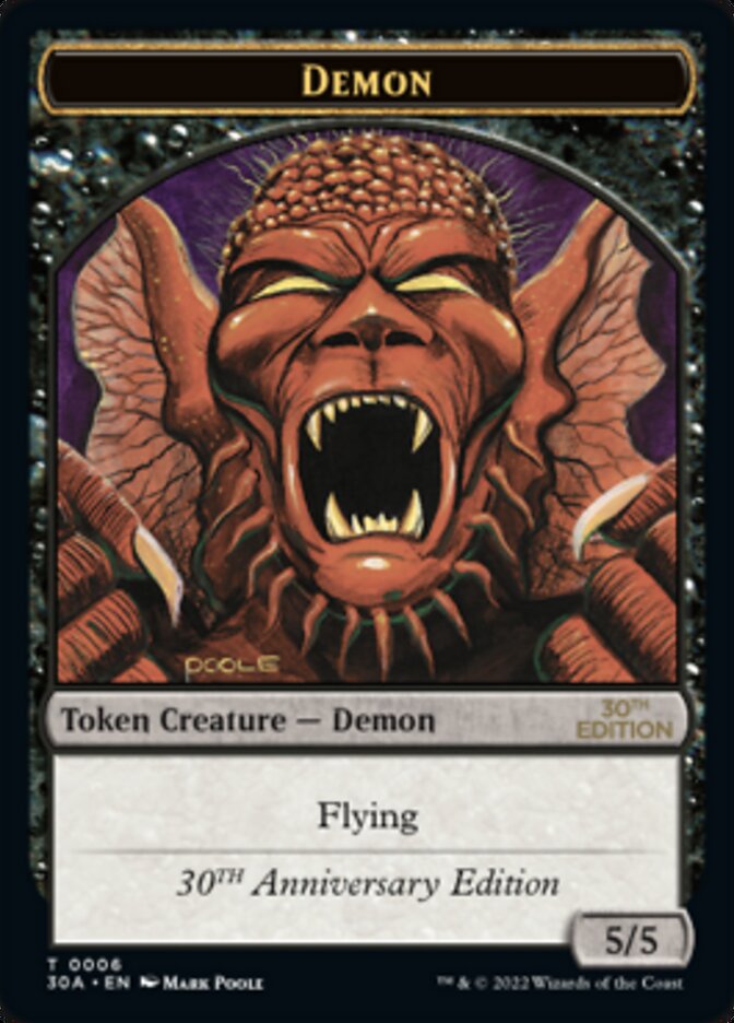 Demon Token [30th Anniversary Tokens] - The Mythic Store | 24h Order Processing