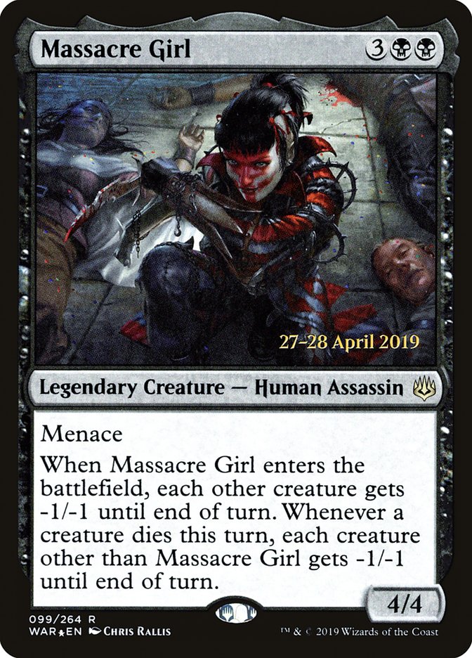 Massacre Girl [War of the Spark Prerelease Promos] - The Mythic Store | 24h Order Processing