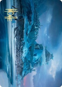 Port of Karfell Art Card (Gold-Stamped Signature) [Kaldheim Art Series] - The Mythic Store | 24h Order Processing