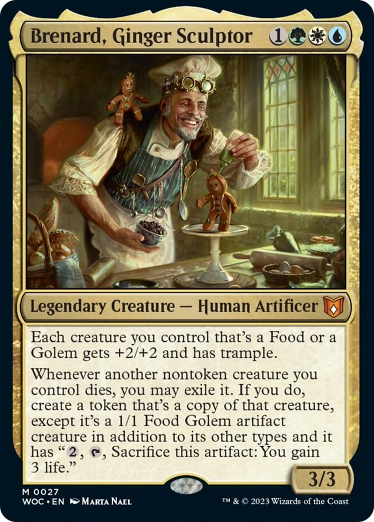 Brenard, Ginger Sculptor [Wilds of Eldraine Commander] - The Mythic Store | 24h Order Processing