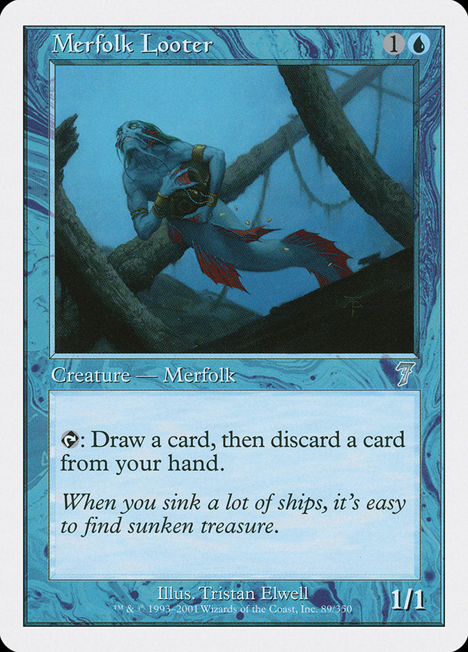 Merfolk Looter [Seventh Edition] - The Mythic Store | 24h Order Processing