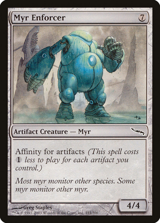 Myr Enforcer [Mirrodin] - The Mythic Store | 24h Order Processing