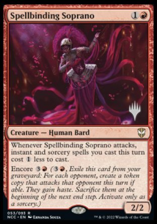 Spellbinding Soprano (Promo Pack) [Streets of New Capenna Commander Promos] - The Mythic Store | 24h Order Processing