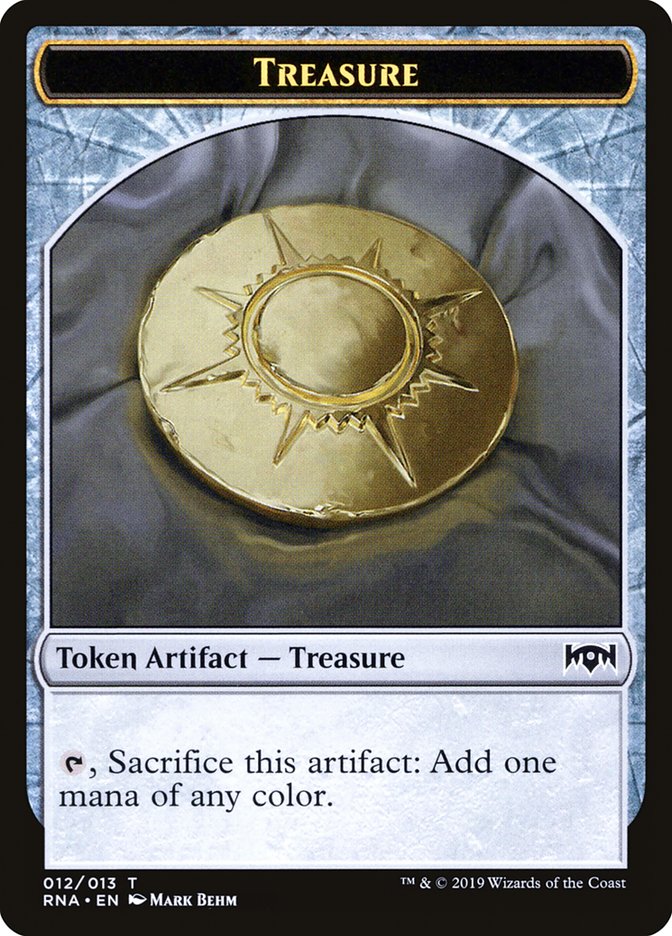 Cleric // Treasure Double-Sided Token [Ravnica Allegiance Guild Kit Tokens] - The Mythic Store | 24h Order Processing