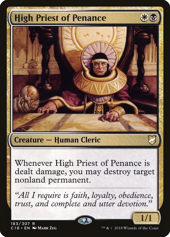 High Priest of Penance [Commander 2018] - The Mythic Store | 24h Order Processing