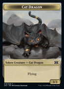 Cat Dragon // Spirit (008) Double-Sided Token [Double Masters 2022 Tokens] - The Mythic Store | 24h Order Processing