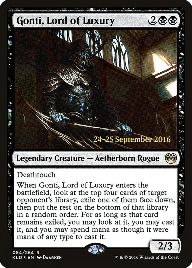 Gonti, Lord of Luxury [Kaladesh Prerelease Promos] - The Mythic Store | 24h Order Processing