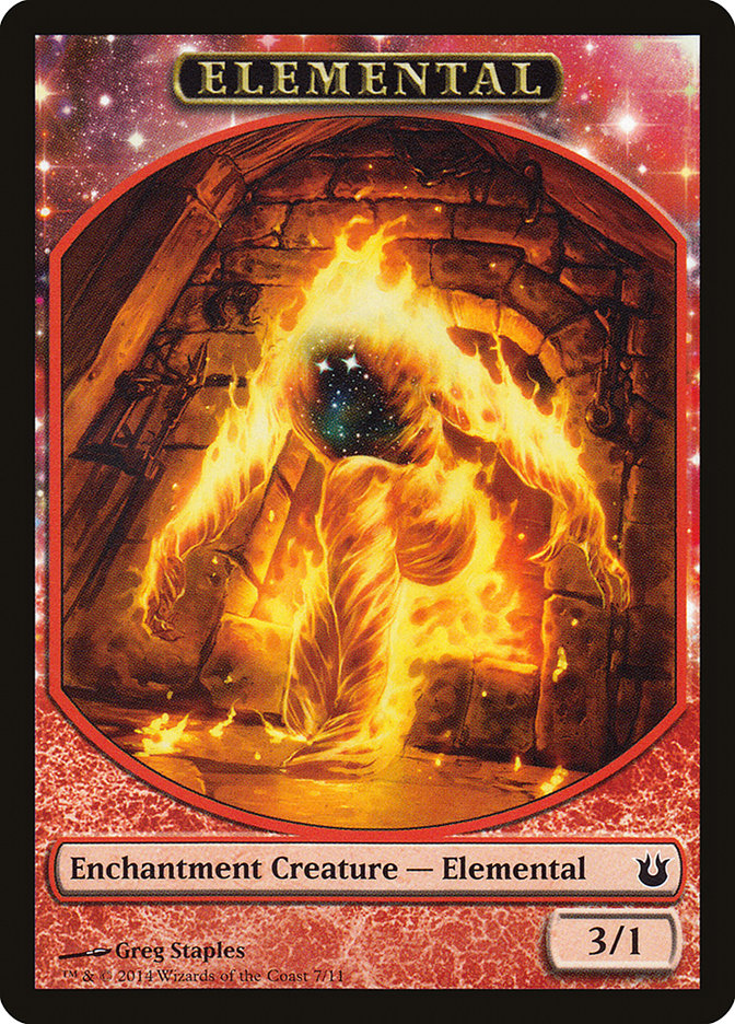 Elemental Token [Born of the Gods Tokens] - The Mythic Store | 24h Order Processing