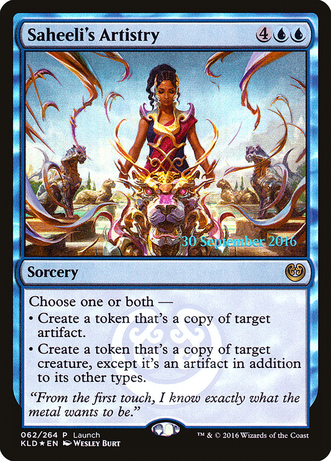 Saheeli's Artistry (Launch) [Kaladesh Promos] - The Mythic Store | 24h Order Processing