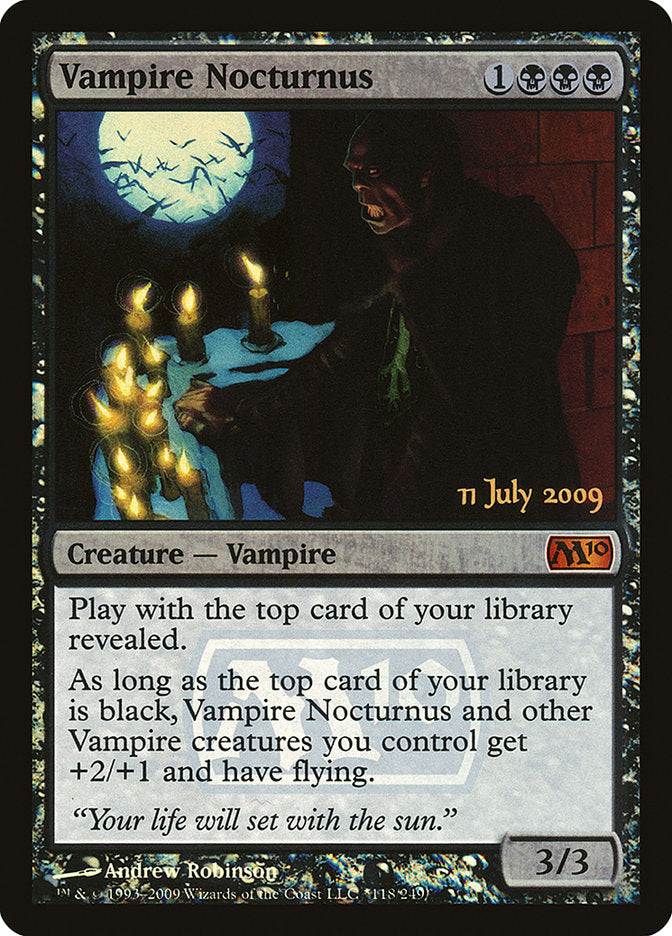Vampire Nocturnus [Magic 2010 Prerelease Promos] - The Mythic Store | 24h Order Processing