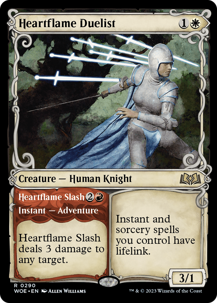 Heartflame Duelist // Heartflame Slash (Showcase) [Wilds of Eldraine] - The Mythic Store | 24h Order Processing