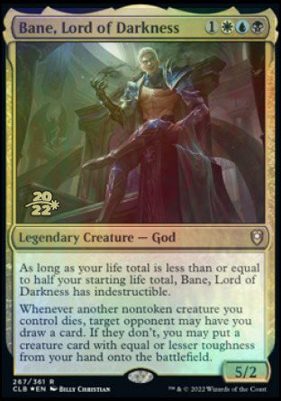 Bane, Lord of Darkness [Commander Legends: Battle for Baldur's Gate Prerelease Promos] - The Mythic Store | 24h Order Processing