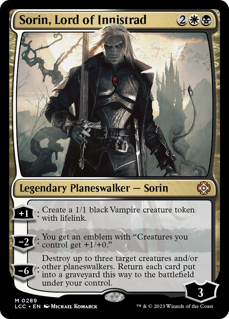 Sorin, Lord of Innistrad [The Lost Caverns of Ixalan Commander] - The Mythic Store | 24h Order Processing